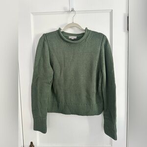 J. Crew Olive Green Roll Neck Sweater